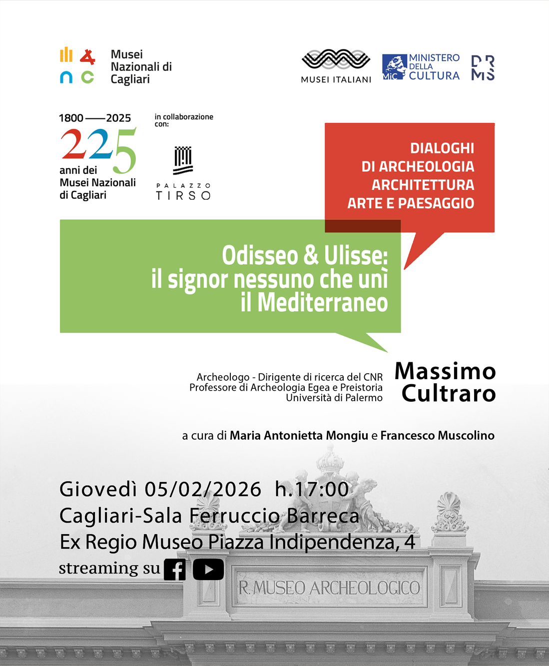 Odisseo & Ulisse: il signor nessuno che unì il Mediterraneo - Dialoghi di archeologia, architettura, arte e paesaggio